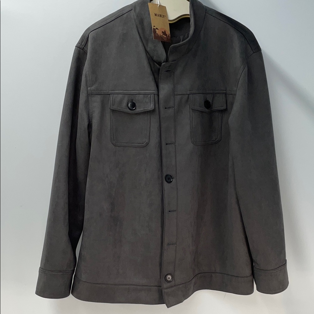 MANLY SUEDE LOOK JACKET FTL-03-088